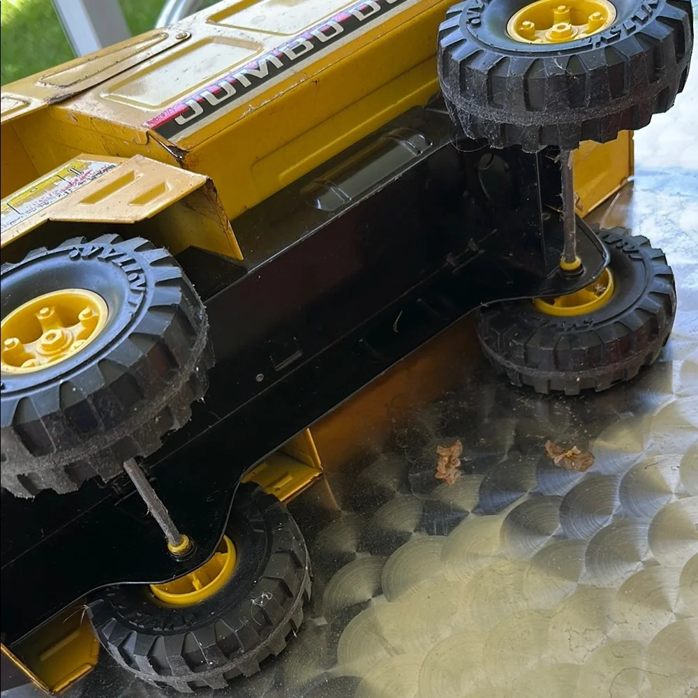 Vintage Nylint Yellow Jumbo Dump Truck Toy - Picture 10 of 12